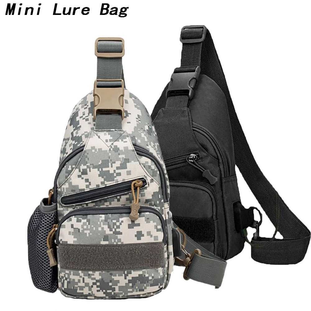 Multifunctional Mens Outdoor Sports Portable Fishing Bag Mini Carp Fishing Gear Bag Storage Bag for Fly Fishing Tackle Pack Z250411