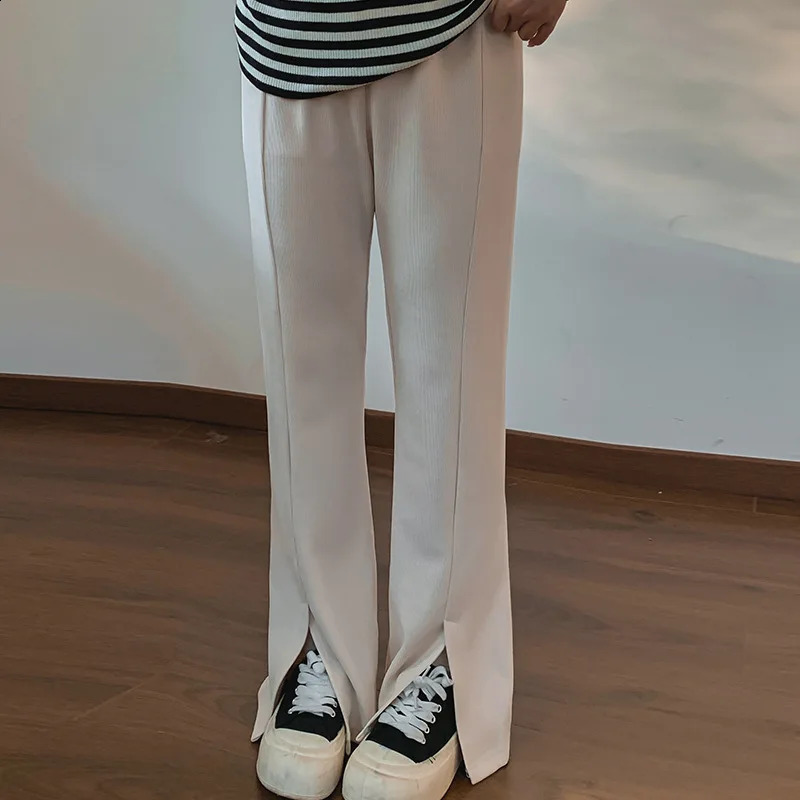 Womens Wide Leg Pants with Pockets - Elastic Waist Casual Loose Yoga Trouser Pants Sweatpants Palazzo Lounge Pajama Pants 250411