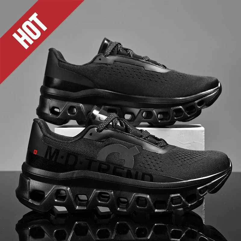 Men Sports Running Shoes Marathon Air Cushion Breathable Lightweight Mens Outdoor Hiking Athletic Nonskid Sneakers Jogging TenisC250411