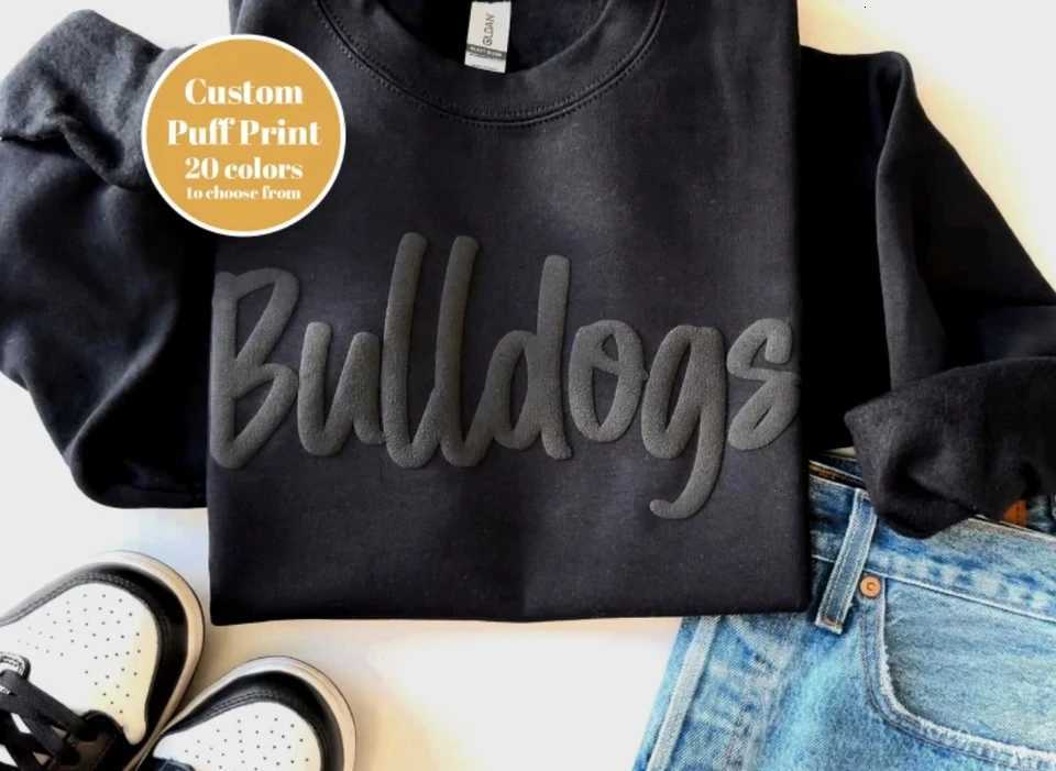 POD customization Puff Print Custom Team Name Sweatshirt Shirt Gift For Mom Christmas Vakentine Gift Custom Mascot Sweatshirt Team Spirit ShirtT251112
