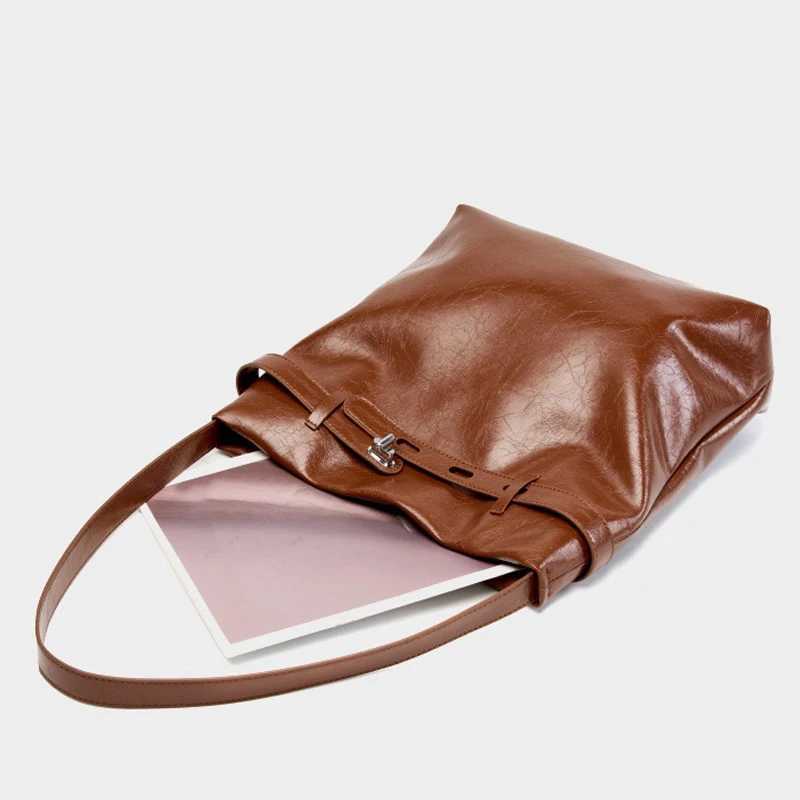 2024 Real Leather Woman Tote Bag Shoulder Crossbady Bag Underarm Bag LuxuryC250412