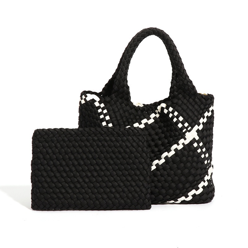 Woven Handbag Women's Retro Fashion Large Capacity Tote Bag Designer Handbag