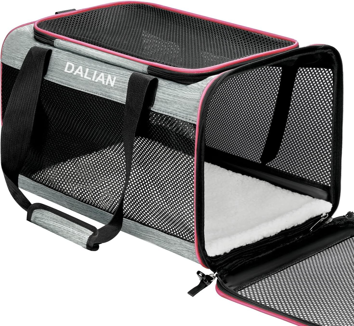 DALIAN cat, dog soft edge harness, cat cage airline approved pet harness, dog harness soft edge pet travel harness, maximum pet weight 18 pounds