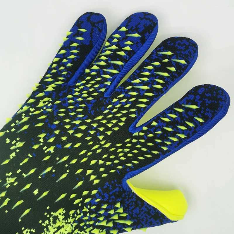 Professional Football Goalkeeper Soccer Gloves Anti-slip Thicken Football Goalie Gloves Finger Protection Gloves Soccer EquipmenW251112