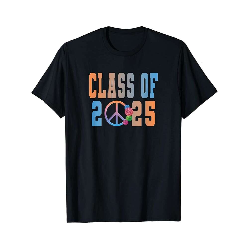 Designer T shirt Class of 2025 Grow With Me Graduation ,100% cotton, short sleeve , Wrinkle resistant, Casual, comfortable fit - 220 g T-shirt
