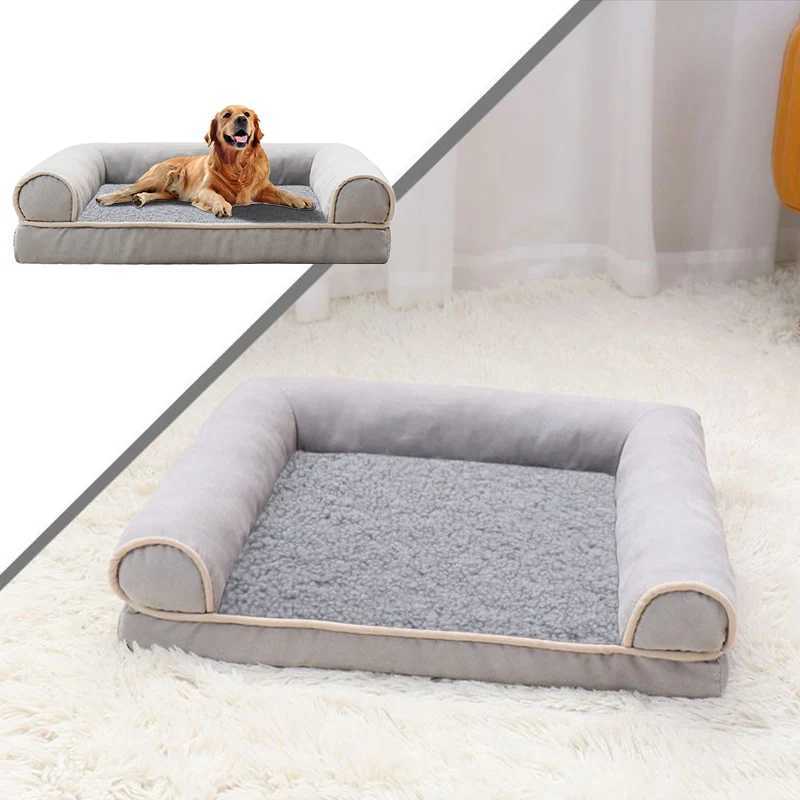 Pet dog sofa soft sponge pad dog house square dog house deep sleep breathable blanket thick pet pad nap accessories X250412