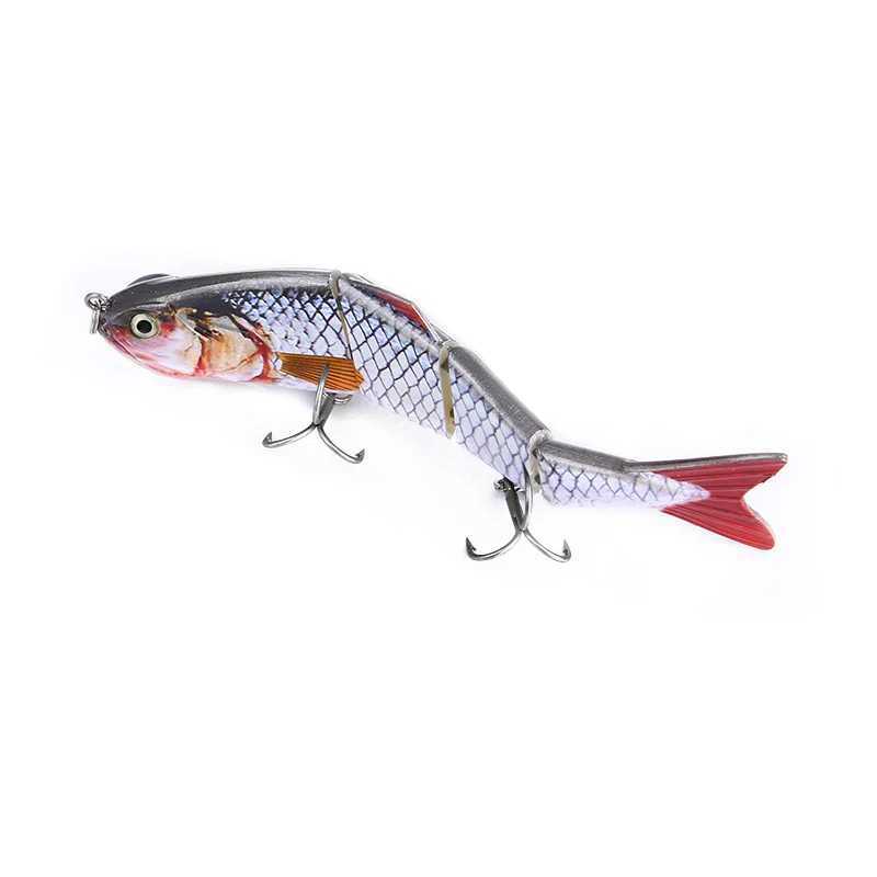 Free Combination Set 125mm/17g Multi Jointed Swimbaits 4 Segment Wobbler Fishing Lure Suit Crankbait bait Hard Artificial Bait Z250411