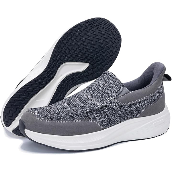 Designer Shoes High Quality Men Walking Shoes Hands Free Slip On Causual Loafers Comfortable Canvas Lightweight Platform Sneakers