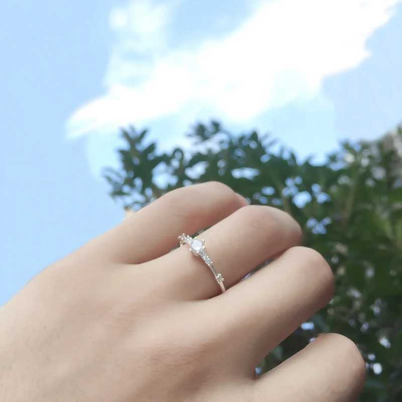 Fashion womens ring finger jewelry rose gold/silver/gold colored rhinestone crystal ring 4/5/6/7/8/9/10/11 size giftXJ250412