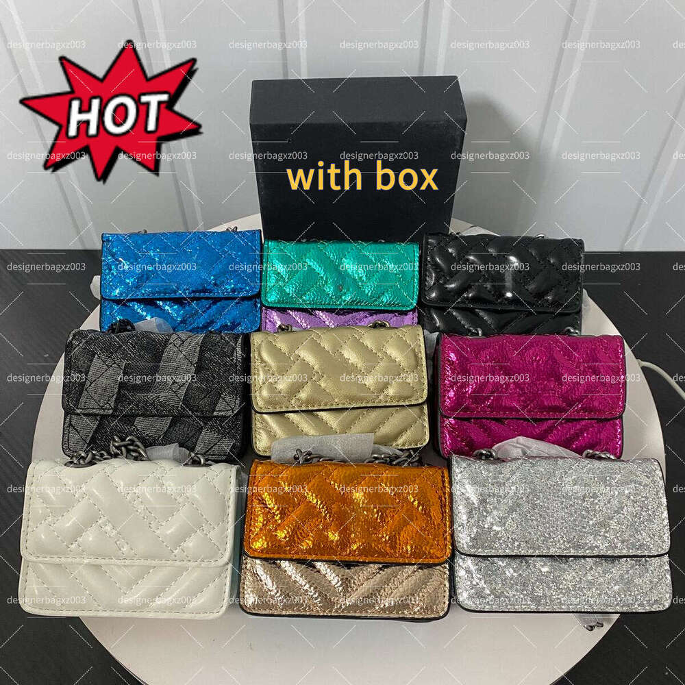 With Box Mini Kurt Bag Kurt Giegar Bag Luxury Designer Bag Eaglehead Bag London Bag Kensington Sliver Black Golden Embroidered Block Shiny Card Holder Crossbody