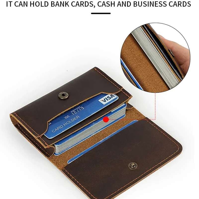 Mens Genuine Leather Coin Ladies Mini Bag Clutch Feminine Men's Slim Purse Money Small Wallet Card Holder Gift ddmythur