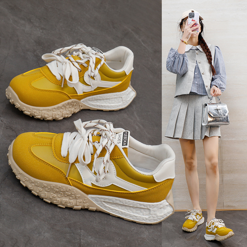 free shipping designer Running Shoes womans Shoes New Breathable message sport Heightened Athleisure Shoes