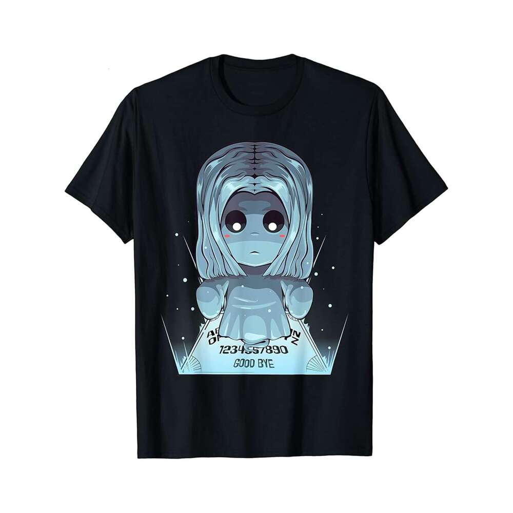 Designer T shirt Pastel Goth Kawaii Menhera Ouija Board Girl Ghost - 220g T shits