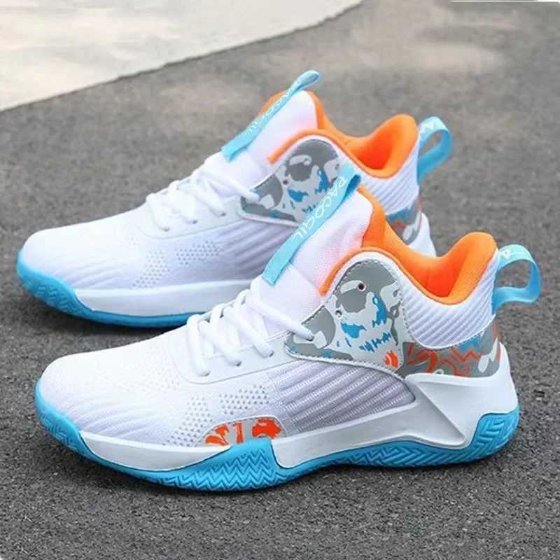 Mens Shoes Sneakers Man Four Seasons New Durable Shock Absorbing Elastic Shoe for Men Outdoor M Running Shoes Basketball Shoe Z250411