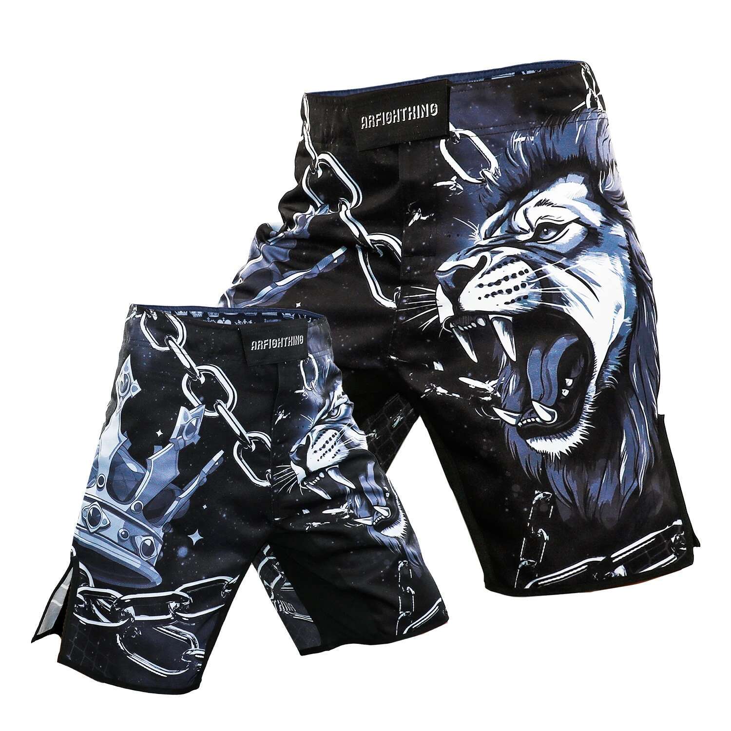 Sports 5-point Length Gym Jujitsu Taekwondo Thai Shorts Fighter Dress MMA Bo Pants Size XXS-XL