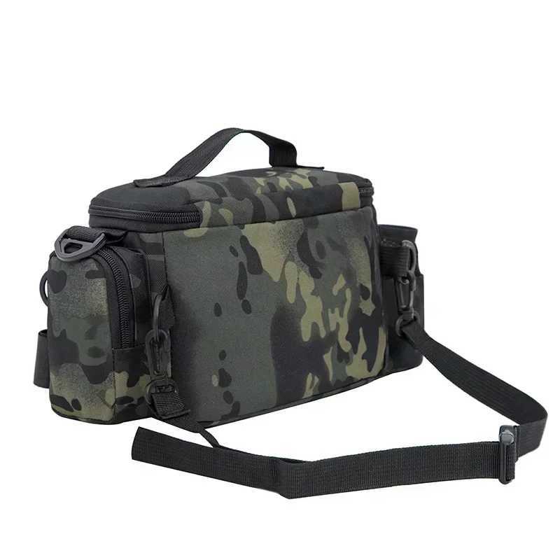Multifunctional Fishing Tackle Shoulder Bag Storage Bag Portable Fishing Rod Holder Outdoor Sports Bag Flying Fishing Z250411