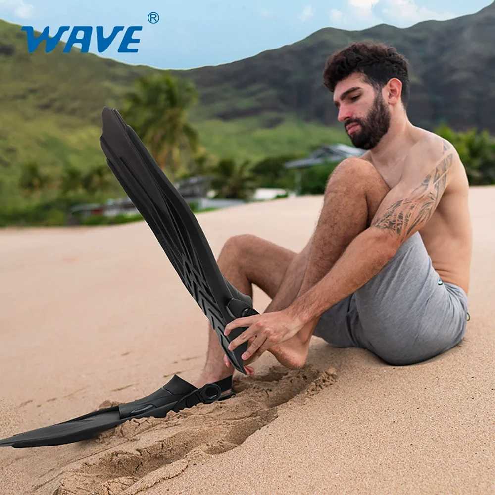 Mens split frog shoes anti slip crawling diving snorkeling training flip up diving shoes swimming equipmentY250412