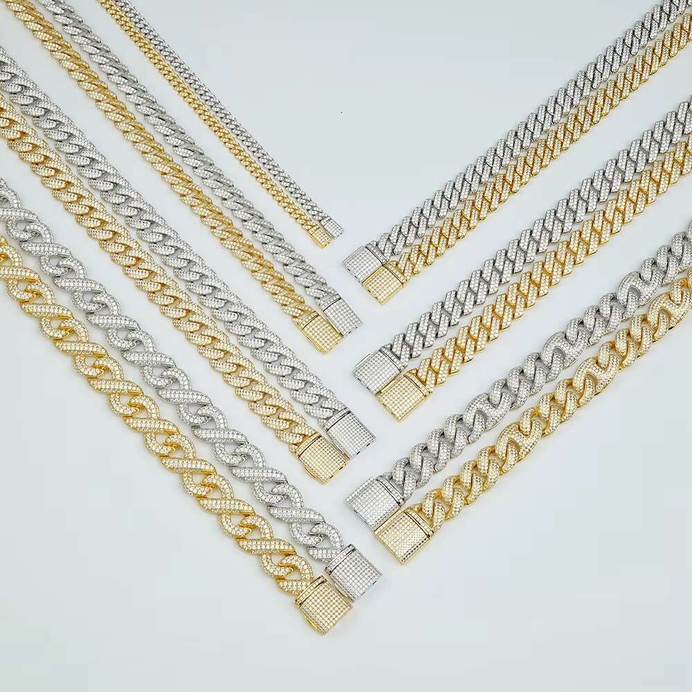 Cuban CHIAN 14k Platinum Match, Suitable for Men/Women