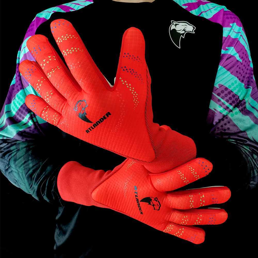 Football Goalkeeper Gloves for Children Adult Football Thick Latex Strong Grip Goalkeeper Training Match Durable Gloves for Children GoalkeepersXJ2504