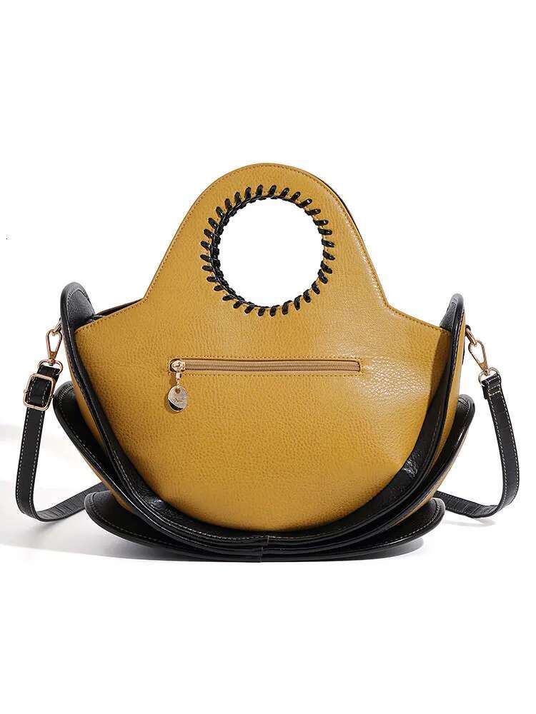 Woman Shoulder High-End Leather Purse Large Capacity Shopping Bag Fashion Designer Women's Top Handle Handbags Crossbody