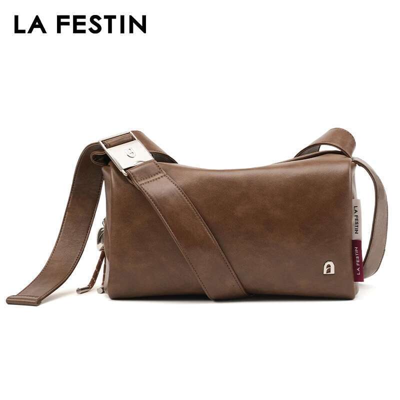 LA FESTIN Original Brand 2025 New Women Fashion Shoulder Crossbody High-Capacity Leather Tote Bags Bag