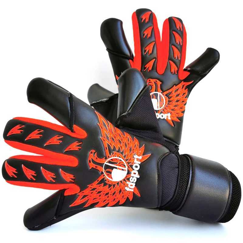 Home High Quality Goalkeeper Football Gloves Thick Latex Protective Goalkeeper Football Gloves Portero F tbolXJ250412