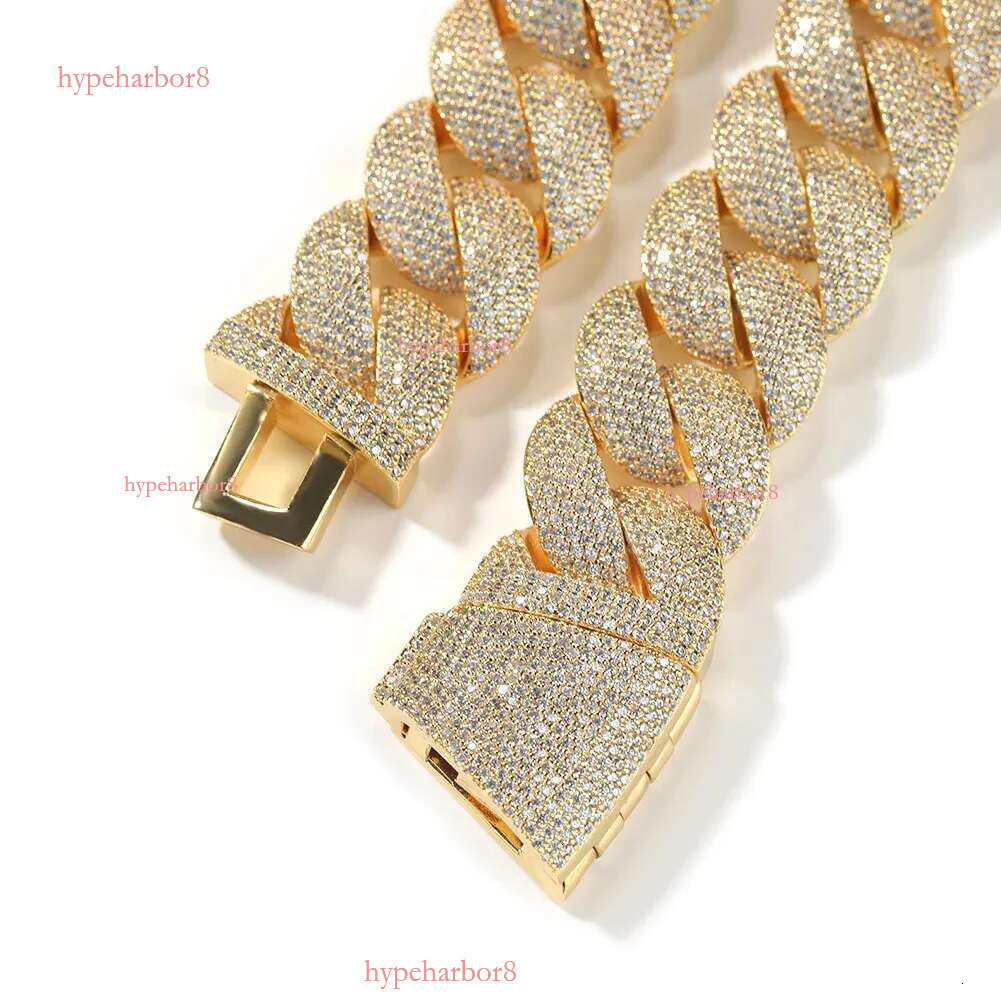 UWIN 24mm Heavy Miami Cuban k Chain Necklaces Men Iced Out CZ Stones Bg Bracelets Hip Hop Jewelry for Gift 241113