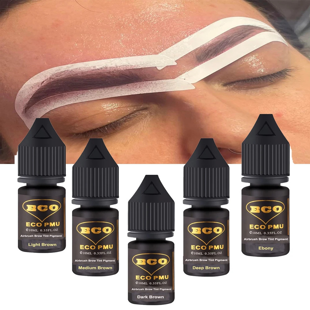 Arrival Professional Kit Eyebrow Airbrush Brow Pigment for Hybrid Dye Tint 250409