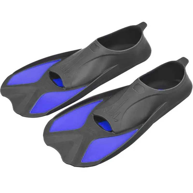 Swimming fins portable inflatable fins scuba diving flip cover anti slip diving flip cover full foot swimming flip cover beginner swimming equipmentY2