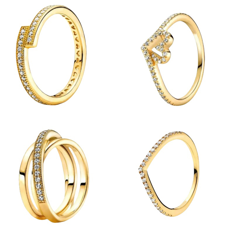 Luxury ring high grade dainty plated gold ring designer jewerly women fashionable ornaments designer rings for women engagement popular ring ho0186