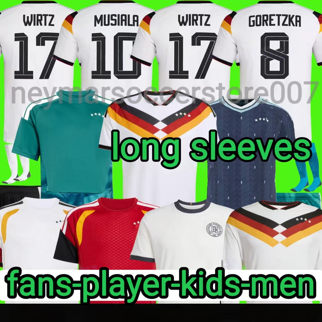 S-4XL 25 56 125 Year Anniversary Germany soccer jerseys WIRTZ PAVLOVIC WOLTEMADE KIMMICH Fans Player 2026 World Cup shirts Men Kids Kit Set