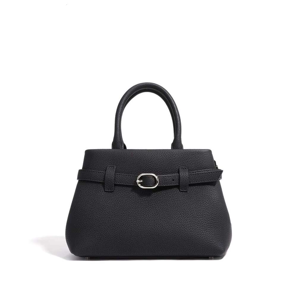 Top Layer Cowhide Crossbody Bag 2025 Spring New Niche Design Genuine Leather Aron Fashion Ladies One-Shoulder Handbag