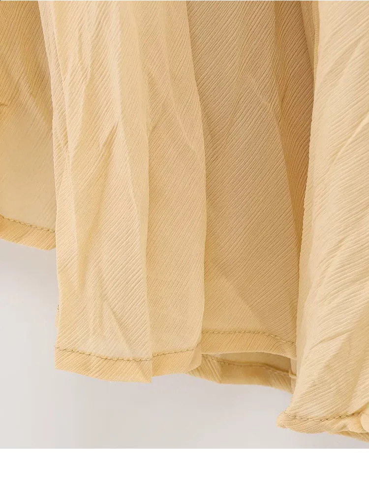 Women Summer MIDI Pleated Skirts 2025 Fashion Solid Loose Elastic waist Female Elegant Street Skirt Clothing 250407