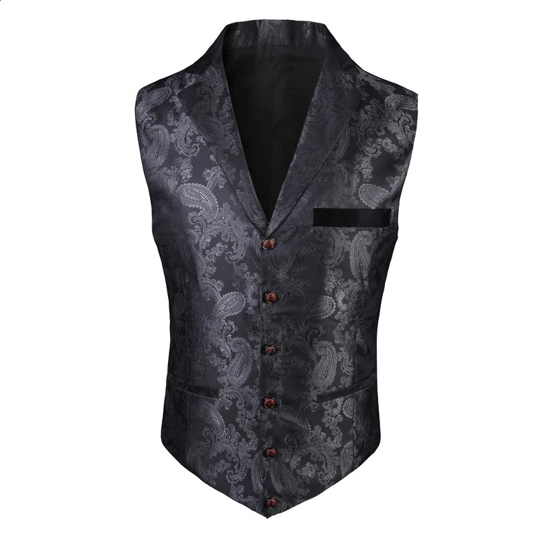 2025 high-grade jacquard suit collar undershirt sleeveless undershirt billiard clothing magician vest 250407