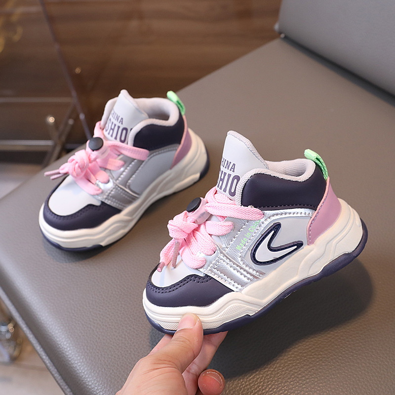 Boys and Girls Fashion Casual Sneakers Kid Running Shoes Basketball Shoes Kidszworld Children Sport Baby Toddler Outdoor Shoes Sizes 21 - 30 K0234