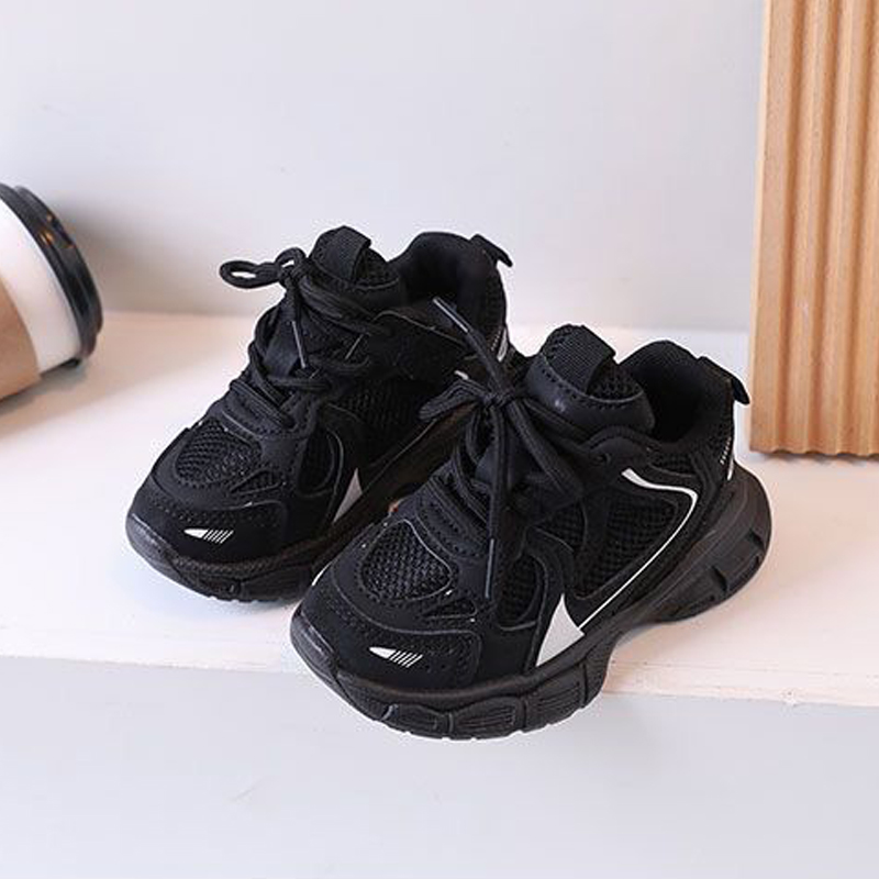 Kids Sport Running Shoes With Thick Soles Boys Girls Fashion Versatile Sports Shoes Kidszworld Children Toddler Mesh Tennis Sneakers Sizes 21 - 36 K02