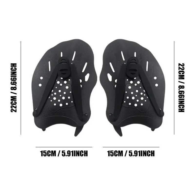 Adult Child Professional Swimming Paddle Girl Orthodontic Hand Finger Flip Cover Palm Network Gloves Paddle Swimming AssistY250412