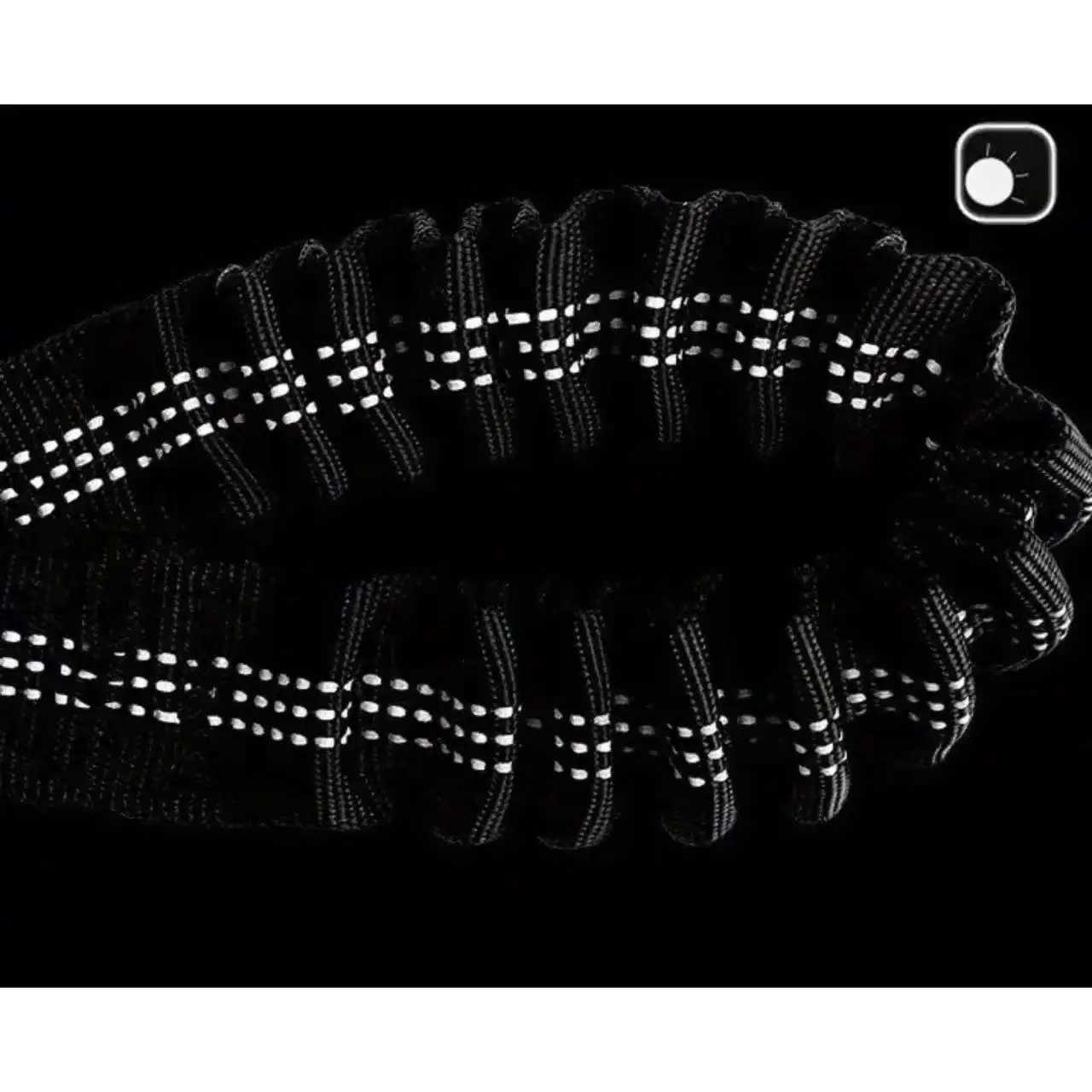 Double dog belt coupler - Ford paddle handle tangle free no Pl bungee strap -360 swing reflection shock absorption - PE Y250412
