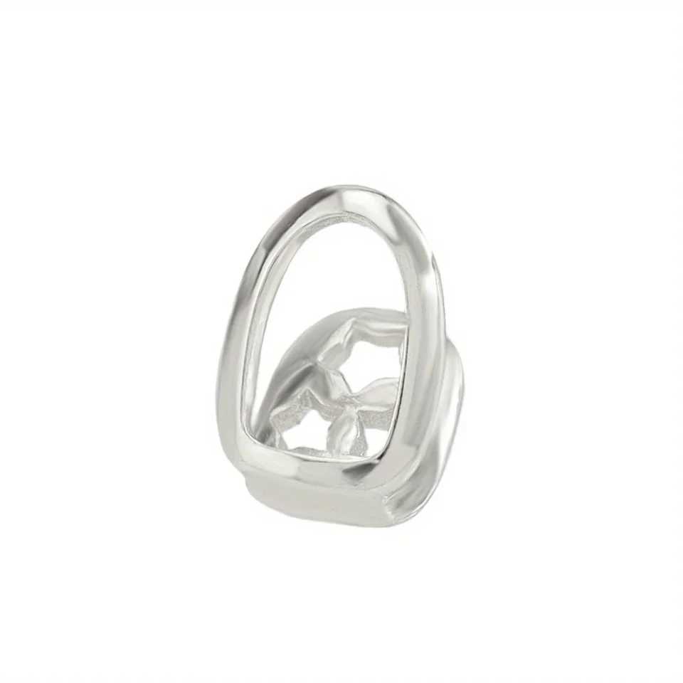 Hip hop plated single tooth overall bracket suitable for male and female Halloween teeth props accessories teeth decoration W250412