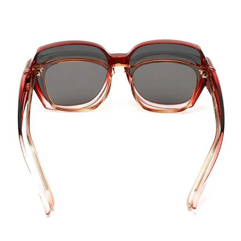 Glasses Cover Driving Polarized Sunglasses Fit Over Glasses Wrap Around Sunglasses Square Shades UV400 Goggles For Men Women Z250411