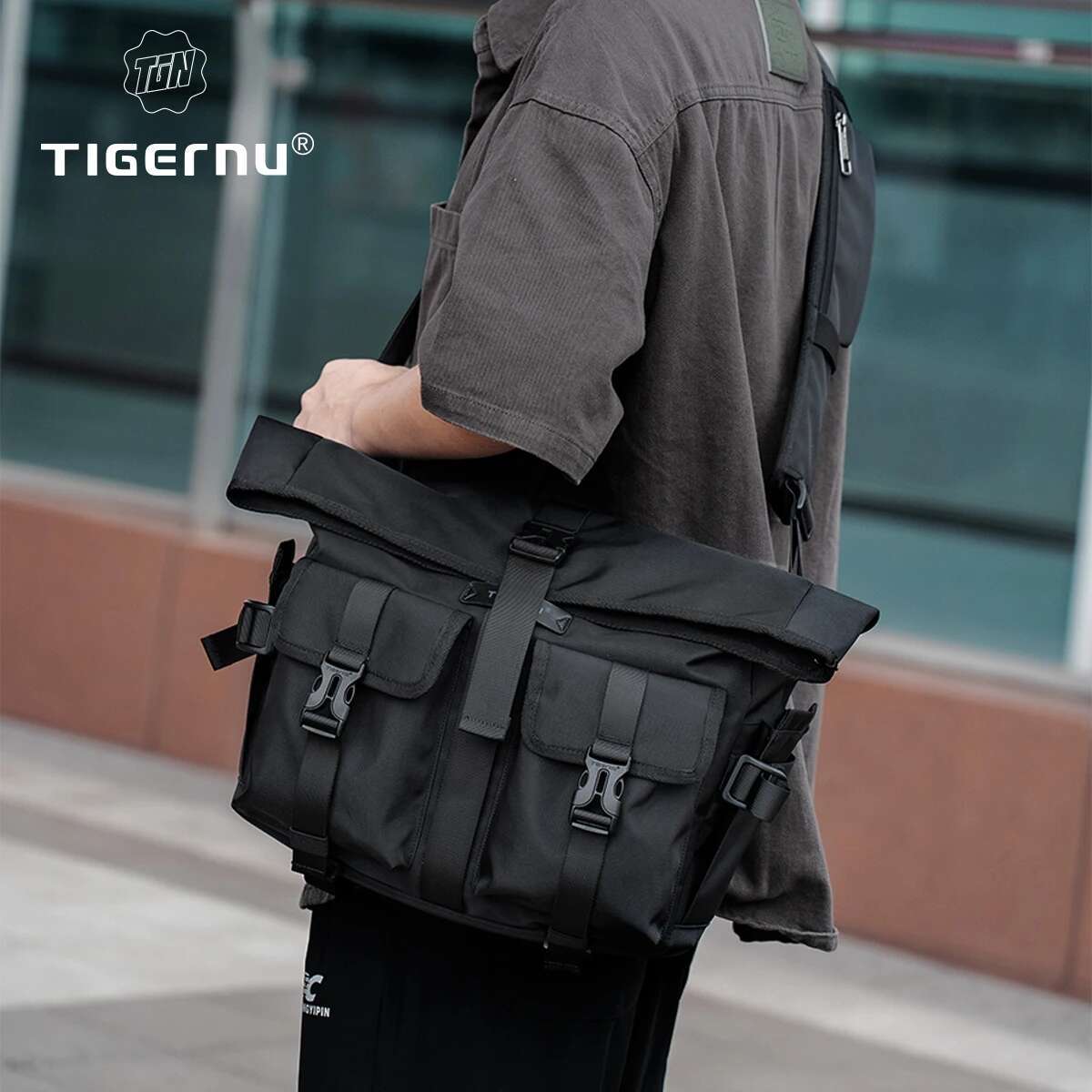 Lifetime Warranty Fashion Messenger Male Shoulder 13.3Inch Laptop Bag Outdoor Crossbody For Men Cycg Bags Boys