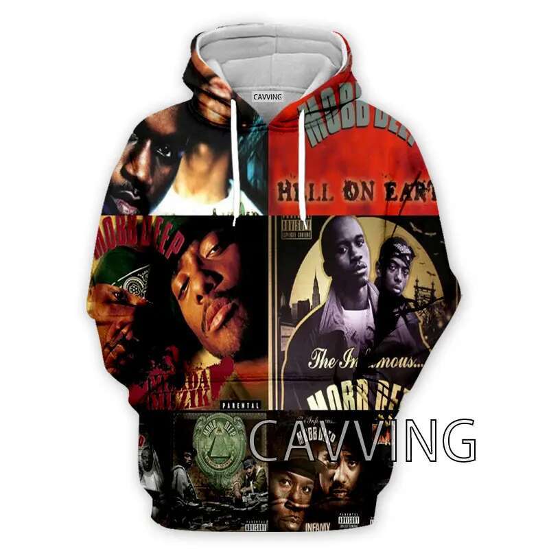 Mobb Deep 3D Printed Hoodies Hooded Haruku Hoodie Sweatshirts HIP HOP Tops Clothing for Women/men