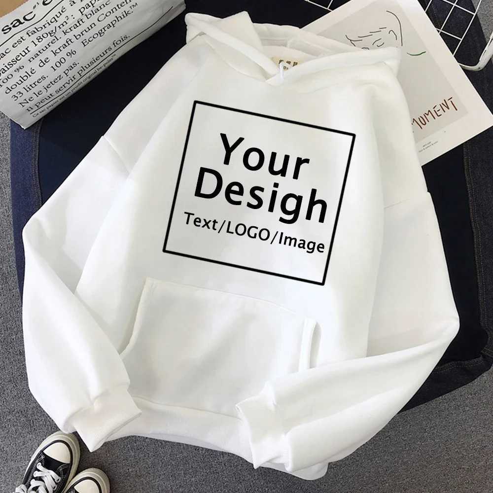 POD customization Women Custom Hoodie Customize Personalized Hoodie student casual Customized Print Text DIY Hoodie Drop Shipping SweatshirtsT251112