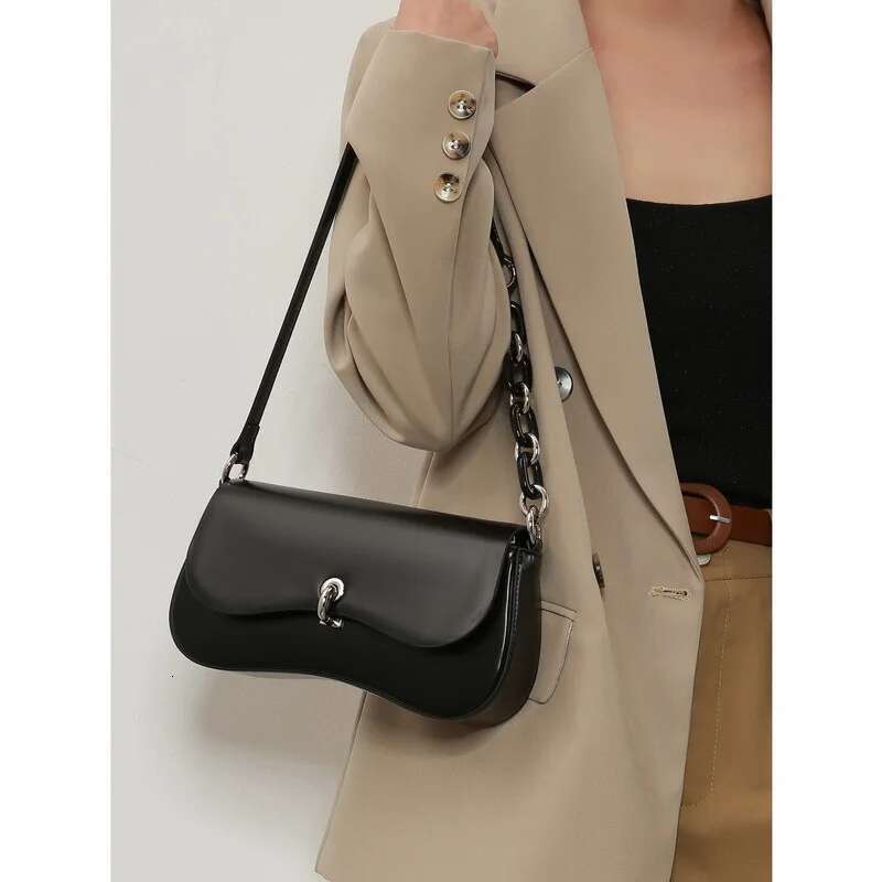 Designer Bag Jonlily Women Genuine Leather Shoulder Female Fashion Handbag Totes Casual Crossbody Daybag Underarm Bag Purse -Kg1704