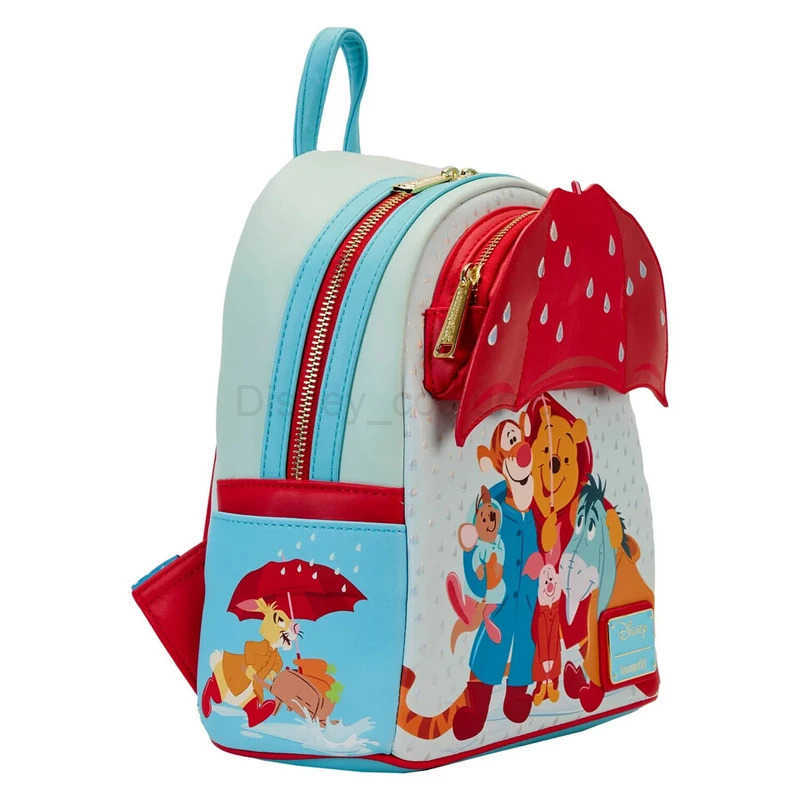 Disney NEW Loungefly Little Boys and Girls Winnie The Pooh Rainy Day Mini Backpack X250412