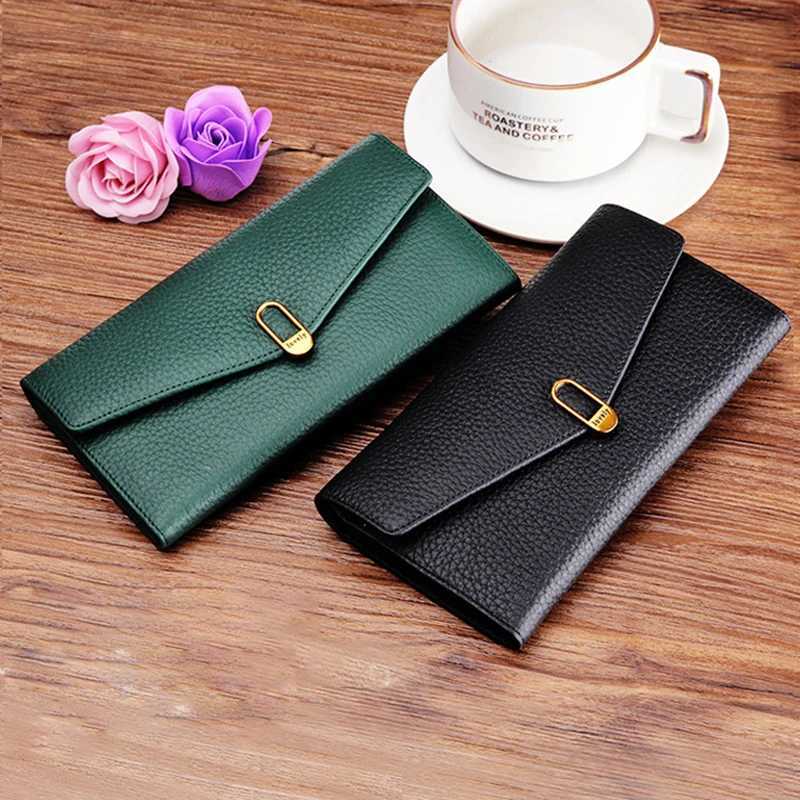 Womens leather wallet designer womens wallet RFID long wallet high-quality card holder clutch bag Z250411