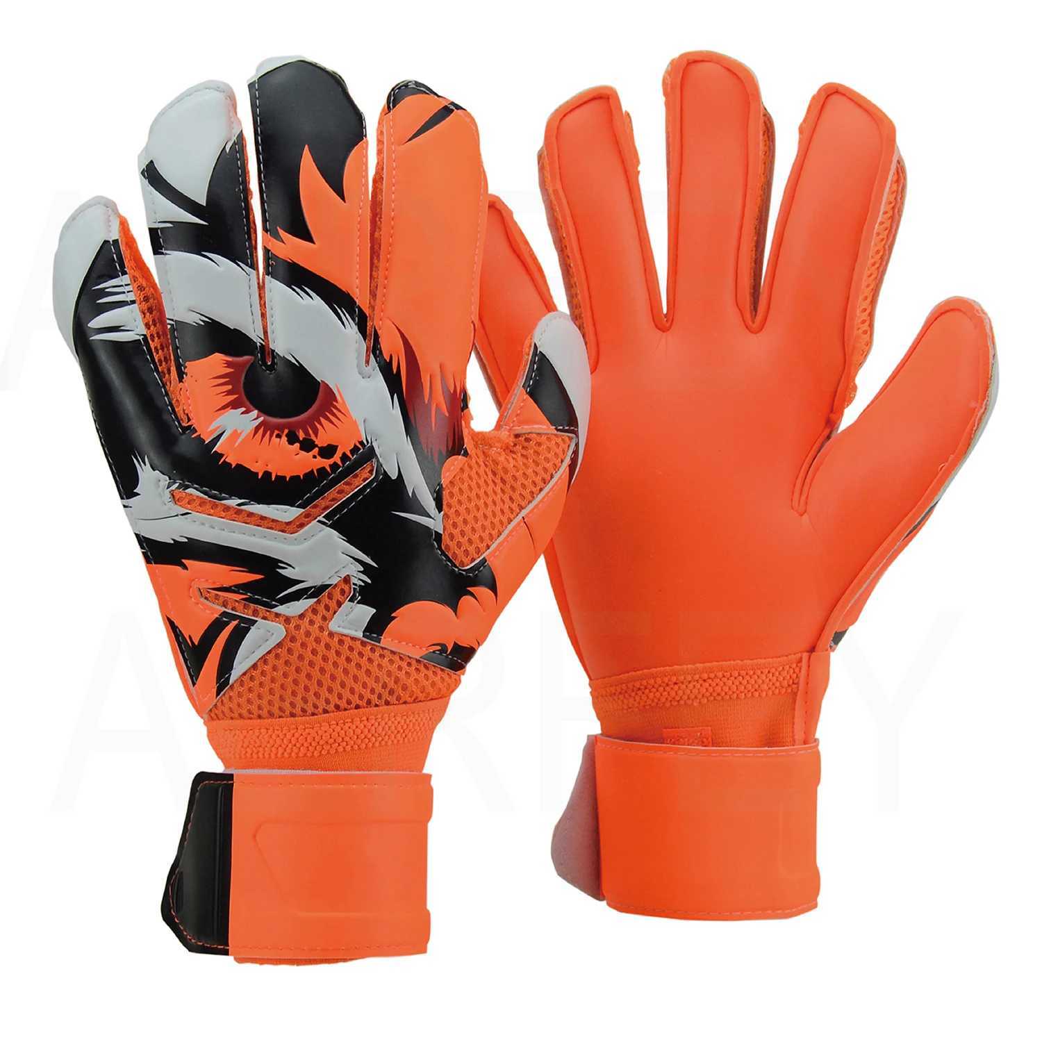 Football goalkeeper gloves thick football goalkeeper gloves 5 protective fingers inseparable for children and adults size 5-10XJ250412