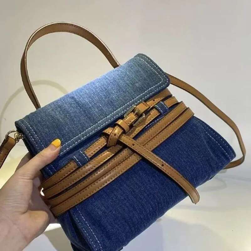 Autumn And Winter New Products Belt Women Cowboy Tote Retro Shoulder Bag Commuter Handbag