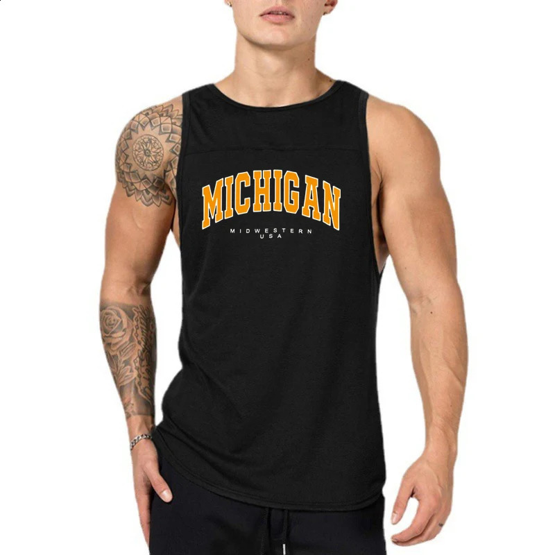 Muscle mens sports breathable sweat absorbent vest casual fitness training Tshirt underwear 250407