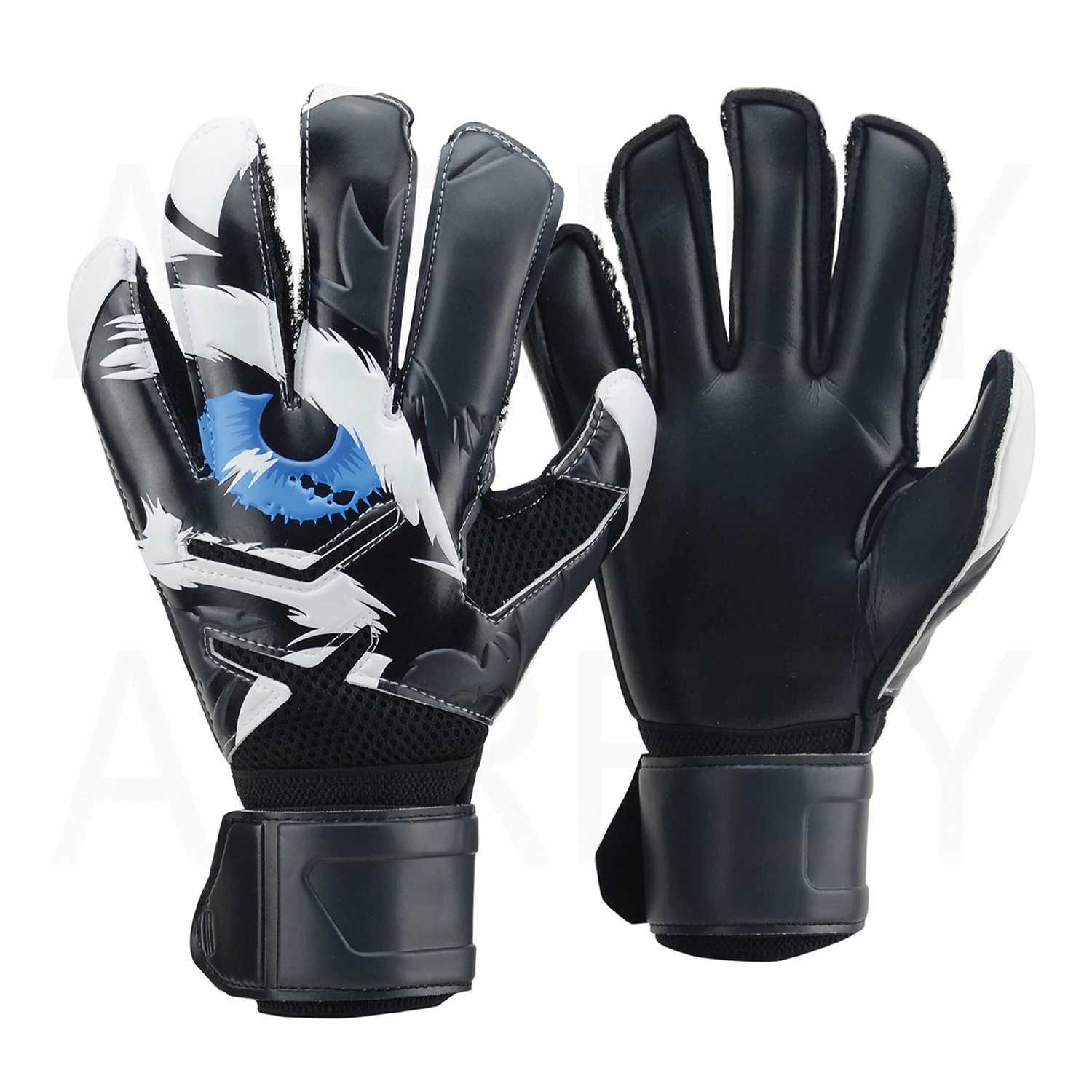Football goalkeeper gloves thick football goalkeeper gloves 5 protective fingers inseparable for children and adults size 5-10XJ250412
